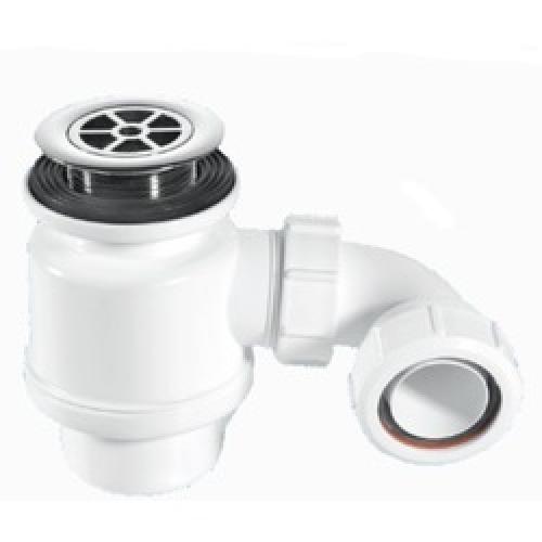 SHOWER TRAP AND WASTE 11/2" X 70MM CHROME STW3R MCALPINE Twiggs